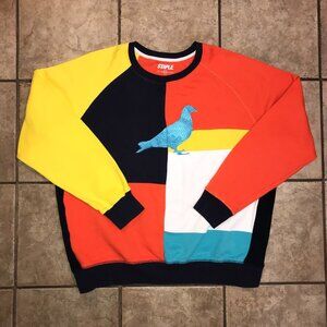 Men's Staple Pigeon Colorblock Pullover Sweatshirt-Size 2XL